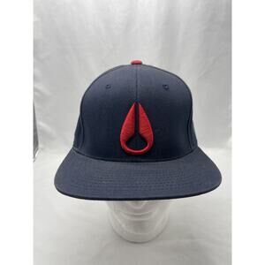 Nixon Starter Ball Cap The Natural Adjustable Navy‎ Snapback Hat Cotton